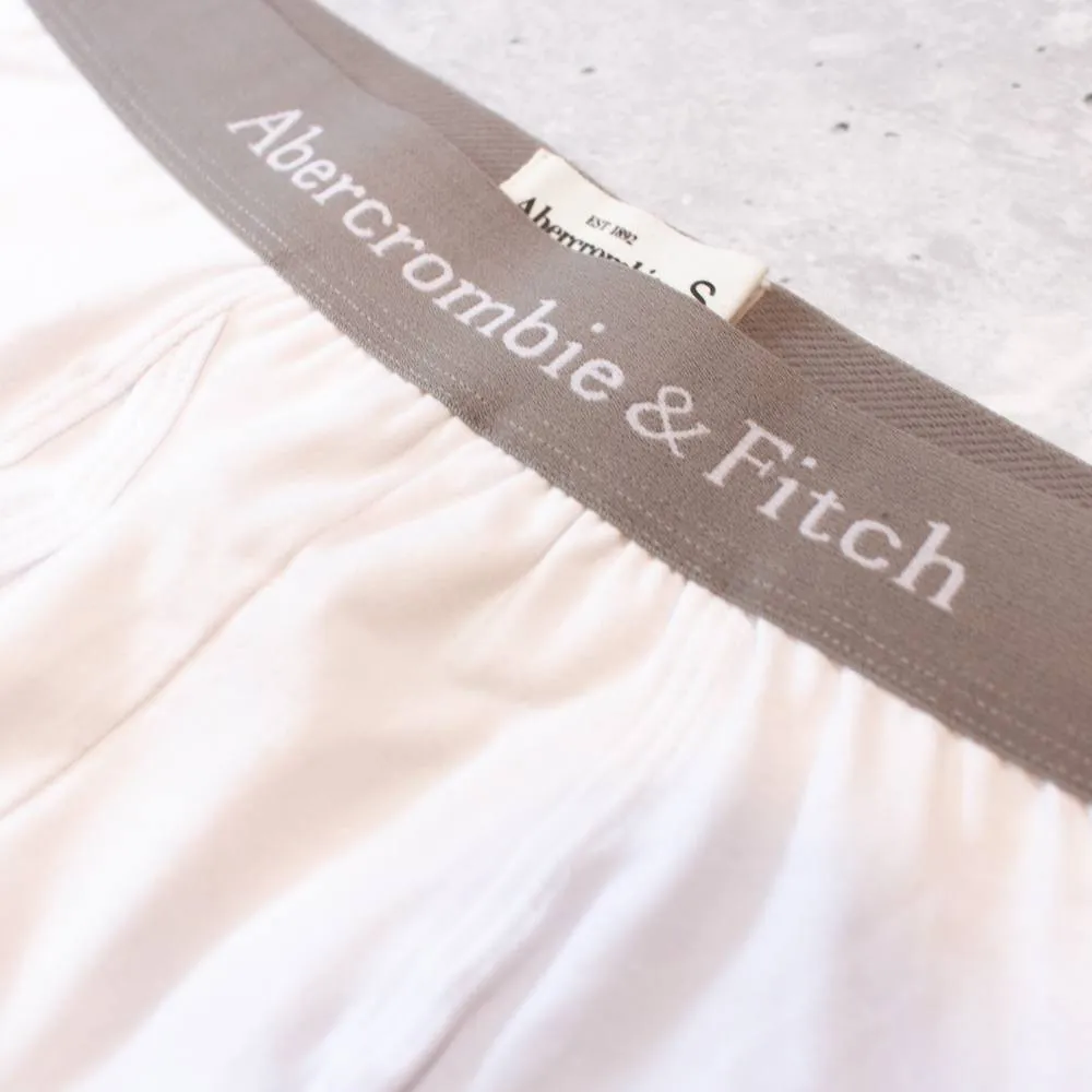 BOXER ABERCROMBIE BLANCO GOMA GRIS