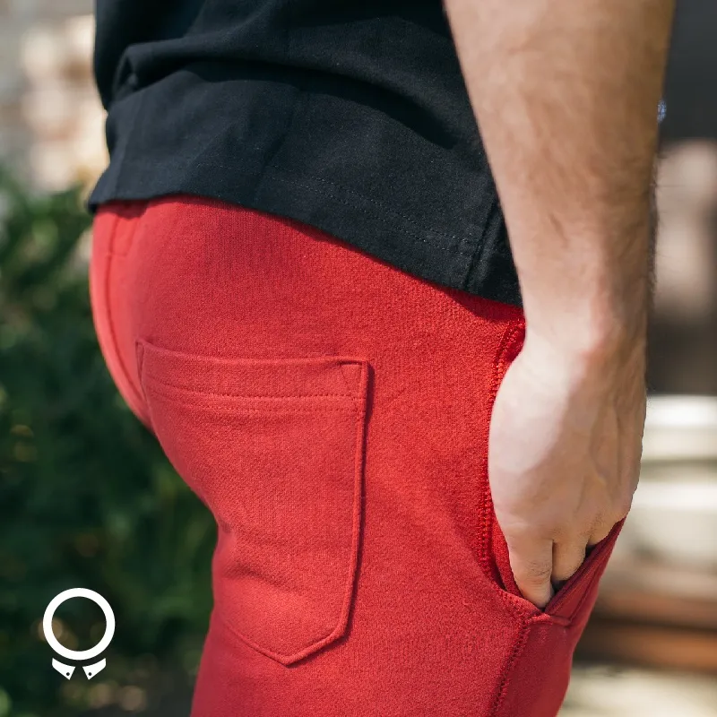 JOGGER DEPORTIVO ABERCROMBIE BORDO