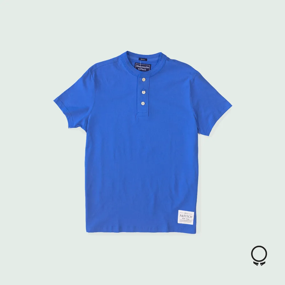 REMERA ABERCROMBIE HENLEY  AZUL