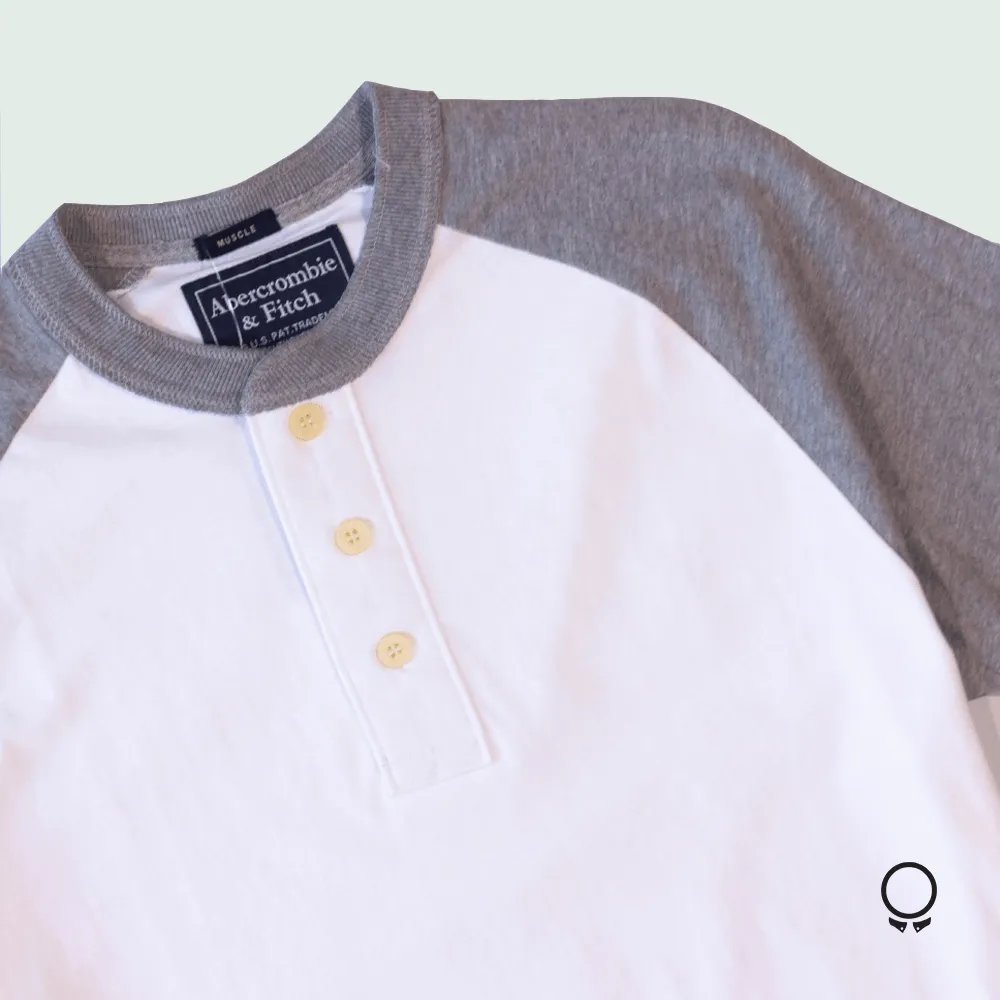 REMERA AF BLANCA CON GRIS HENLXL