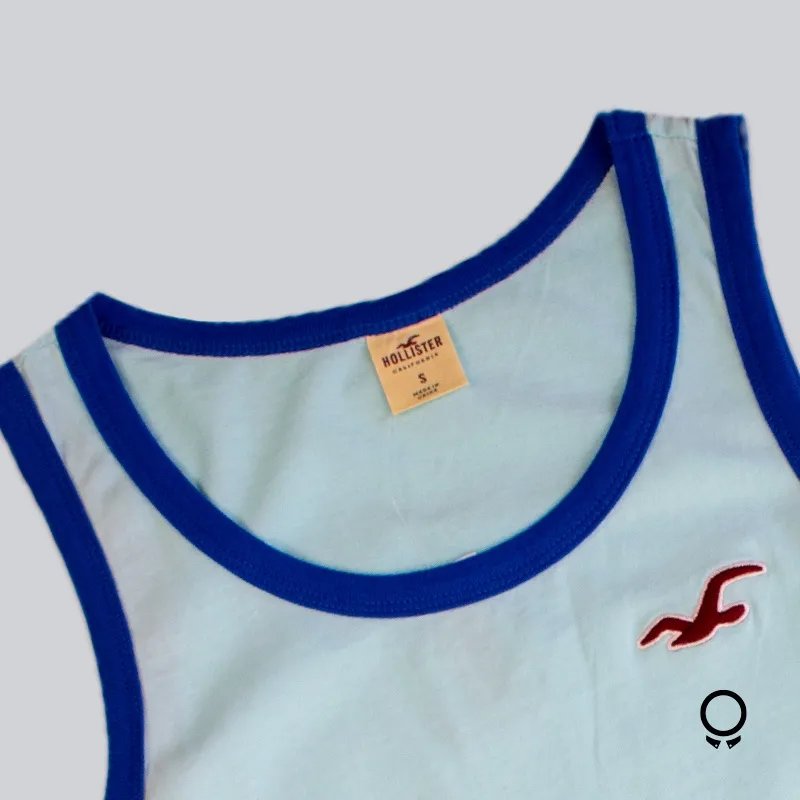 CAMISILLA HOLLISTER TURQUESA