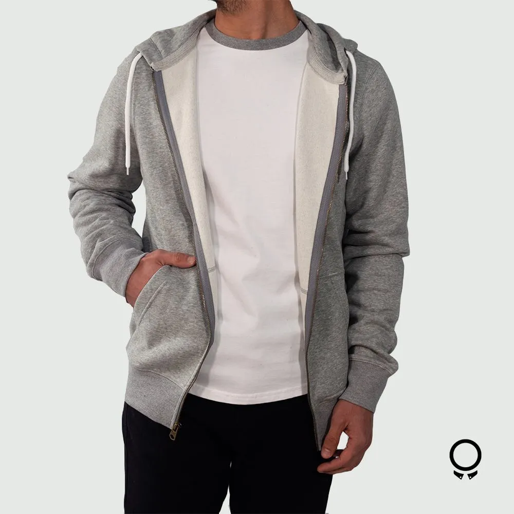 CAMPERA ABERCROMBIE CON CAPUHA GRIS