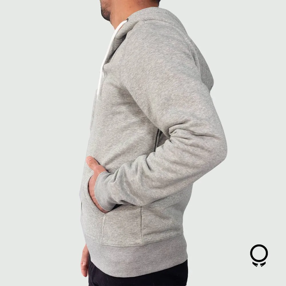 CAMPERA ABERCROMBIE CON CAPUHA GRIS