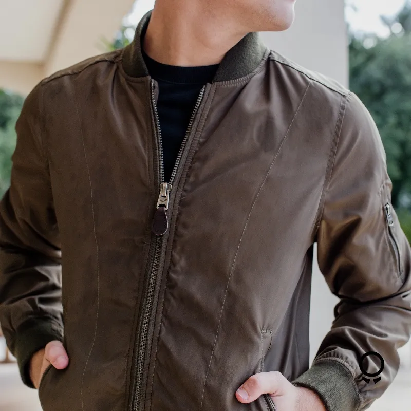 BOMBERJACKET ABERCROMBIE OLIVA