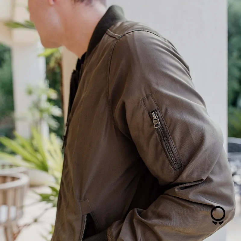 BOMBERJACKET ABERCROMBIE OLIVA