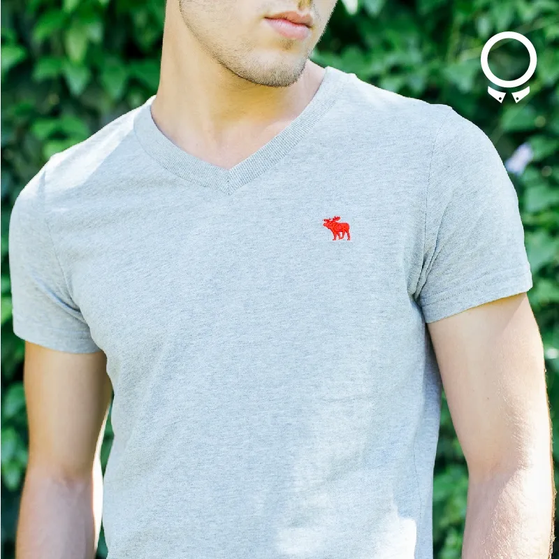 REMERA ABERCROMBIE ESTAMPADA ROSADO