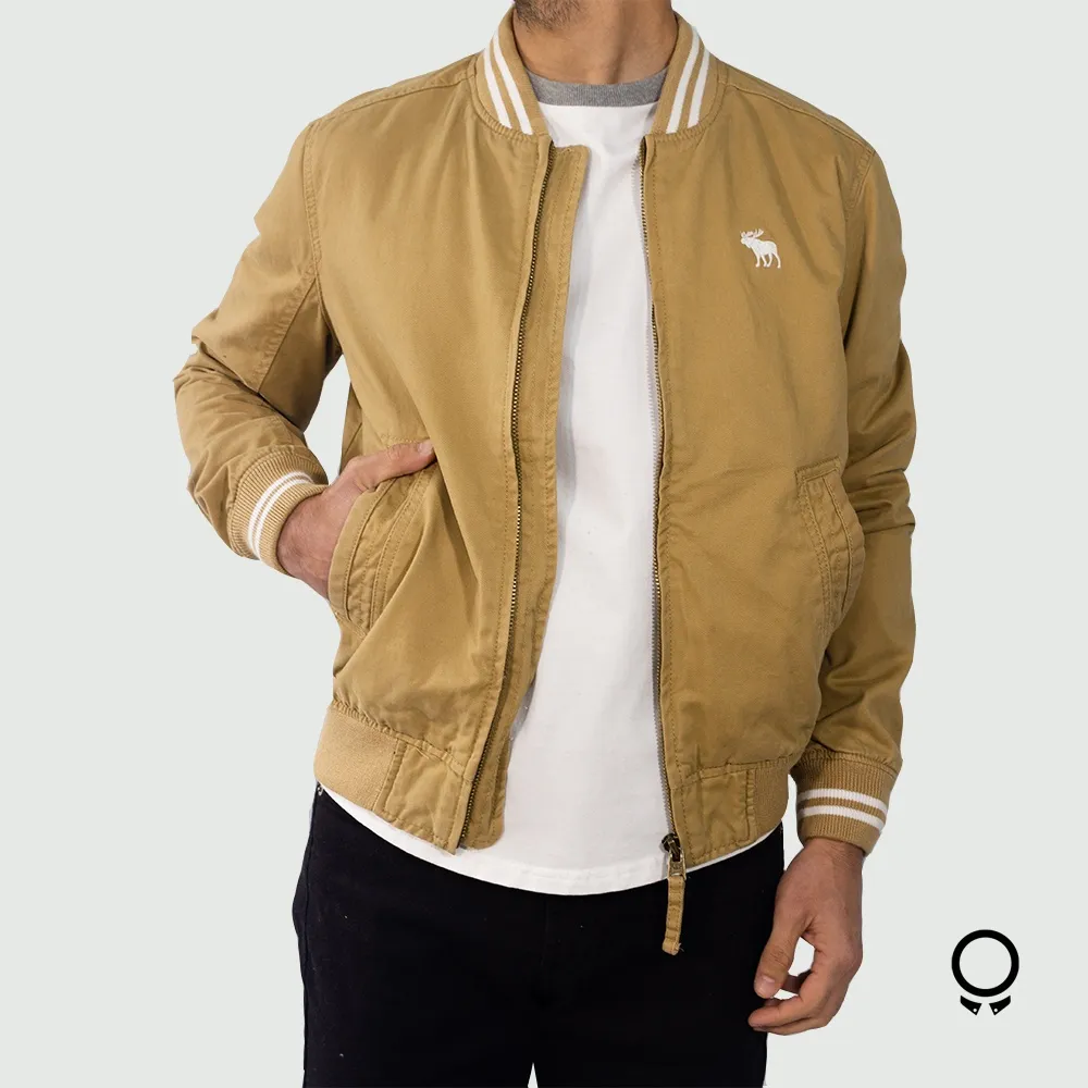 BOMBERJACKET ABERCROMBIE BEIGE