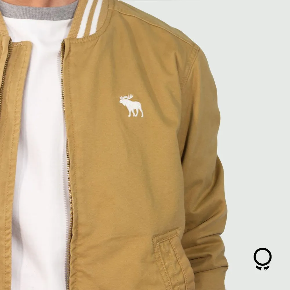 BOMBERJACKET ABERCROMBIE BEIGE