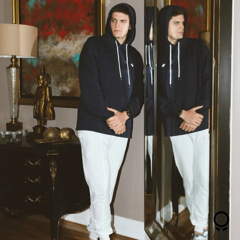 HOODIE ABERCROMBIE NEGRO