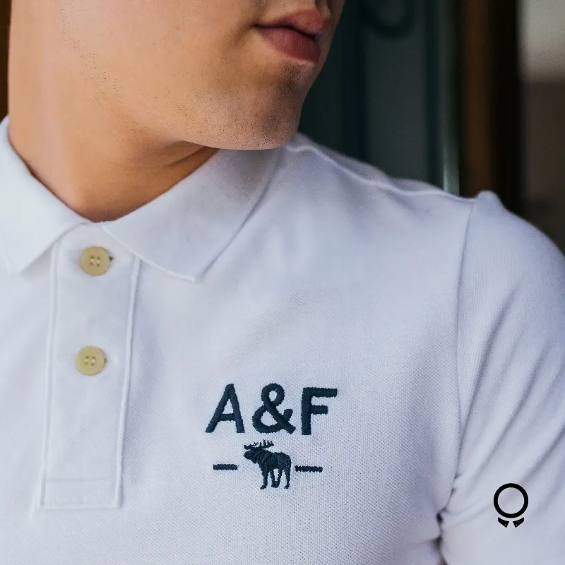 REMERA ABERCROMBIE POLO BLANCO