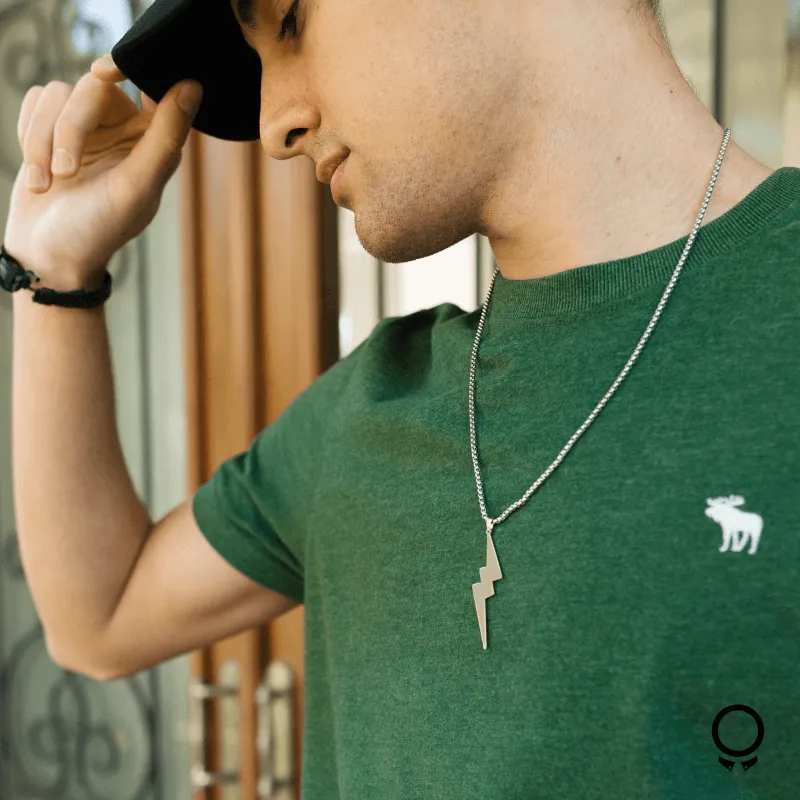 REMERA ABERCROMBIE CUELLO REDONDO VERDE LOGO BLANCO