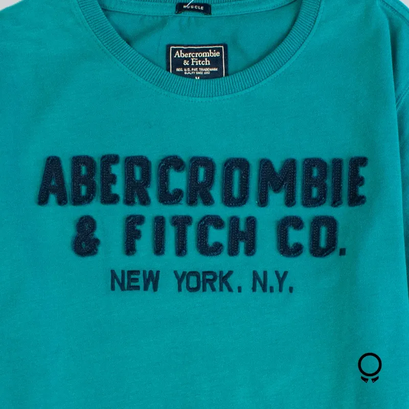 REMERA ABERCROMBIE MANGAS LARGAS VERDE