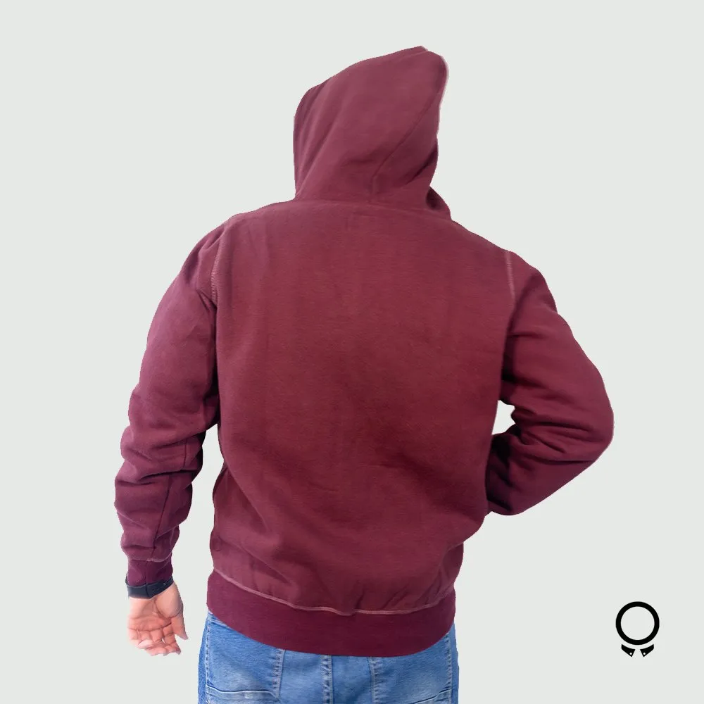 CAMPERA ABERCROMBIE CON CAPUCHA BORDO ESTAMPA BORDO