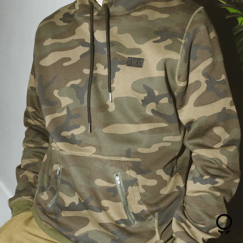 HOODIE ABERCROMBIE VERDE CAMO