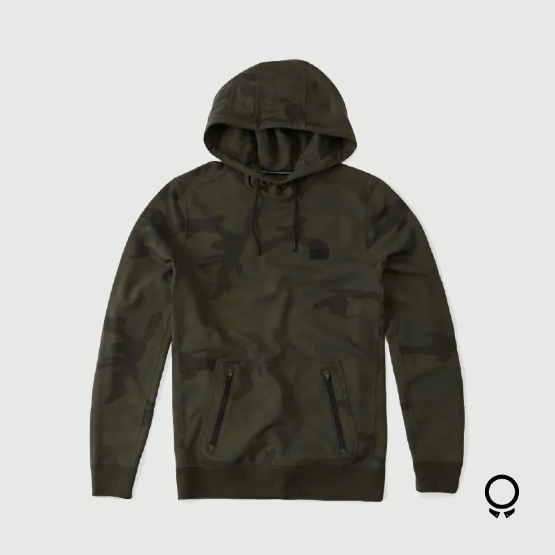 HOODIE ABERCROMBIE VERDE CAMO