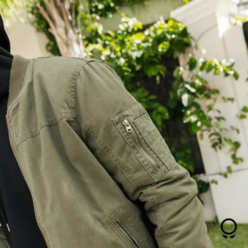 BOMBERJACKET ABERCROMBIE VERDE