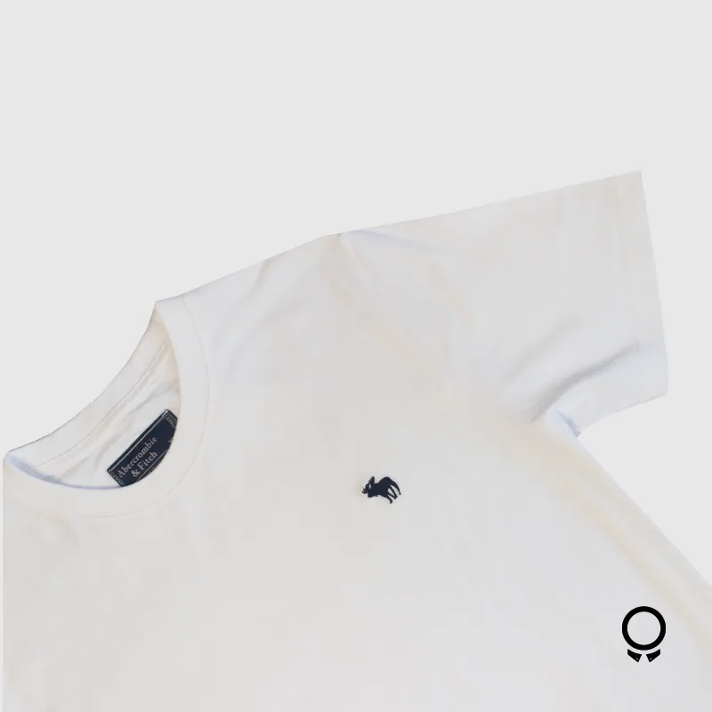 REMERA ABERCROMBIE REDONDO BLANCA