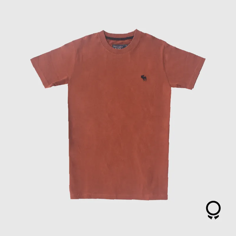 REMERA ABERCROMBIE REDONDO MARRON
