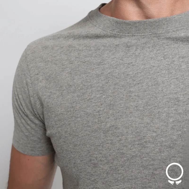 REMERA ABERCROMBIE CURVA GRIS