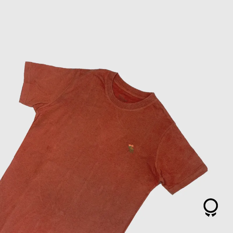 REMERA ABERCROMBIE REDONDO TERRACOTA