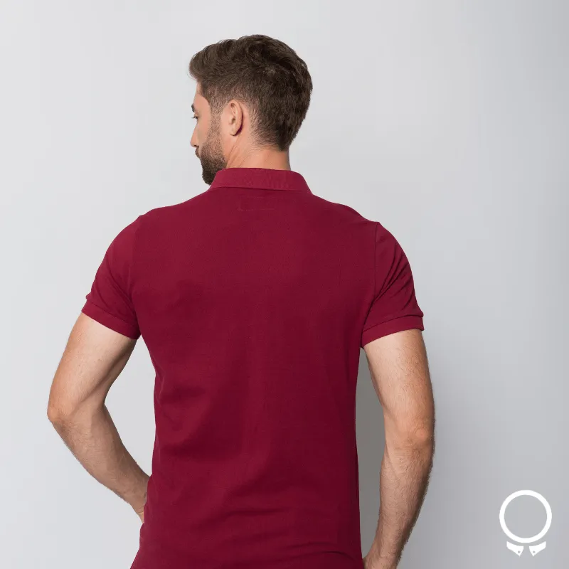 REMERA ABERCROMBIE POLO BORDO LOGO GRANDE