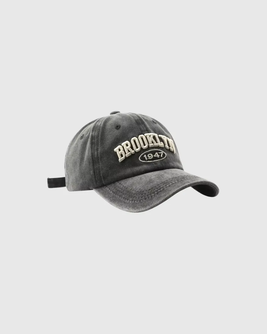 GORRA AH LAVADO NEGRO BROOKLYN