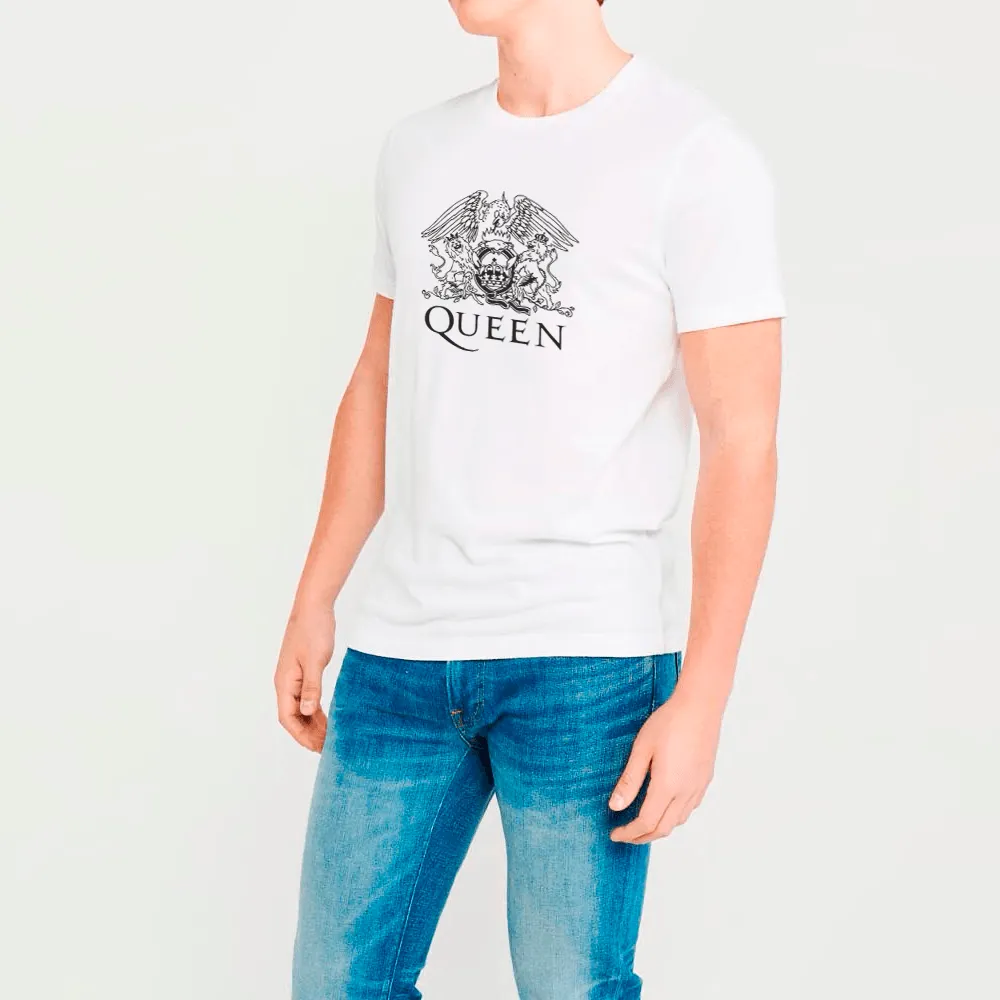 REMERA BALI BLANCA  ESTAMPA QUEEN