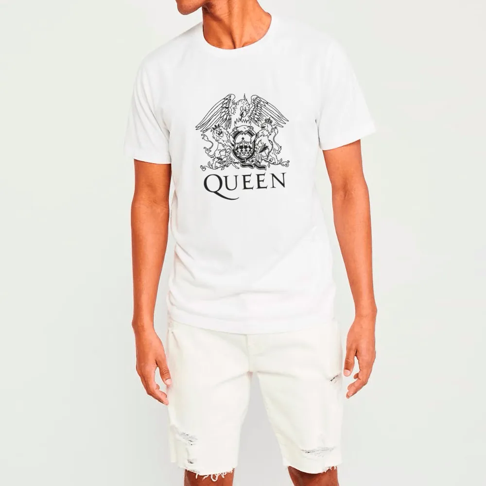 REMERA BALI BLANCA  ESTAMPA QUEEN