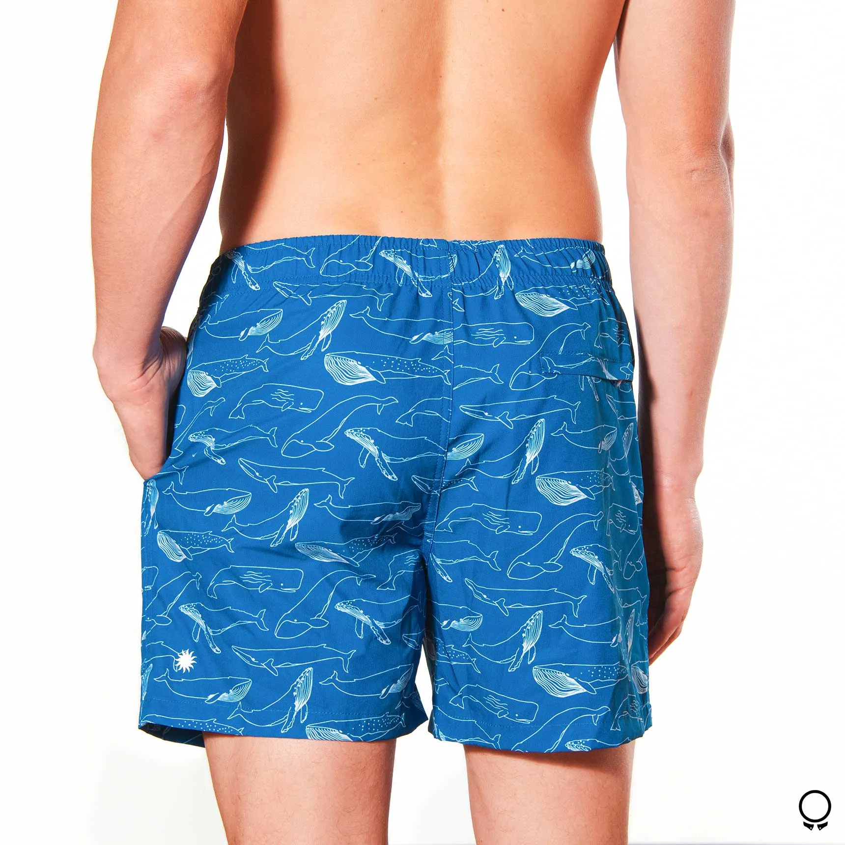 SHORT DE BAÑO CROUCH BALLENAS