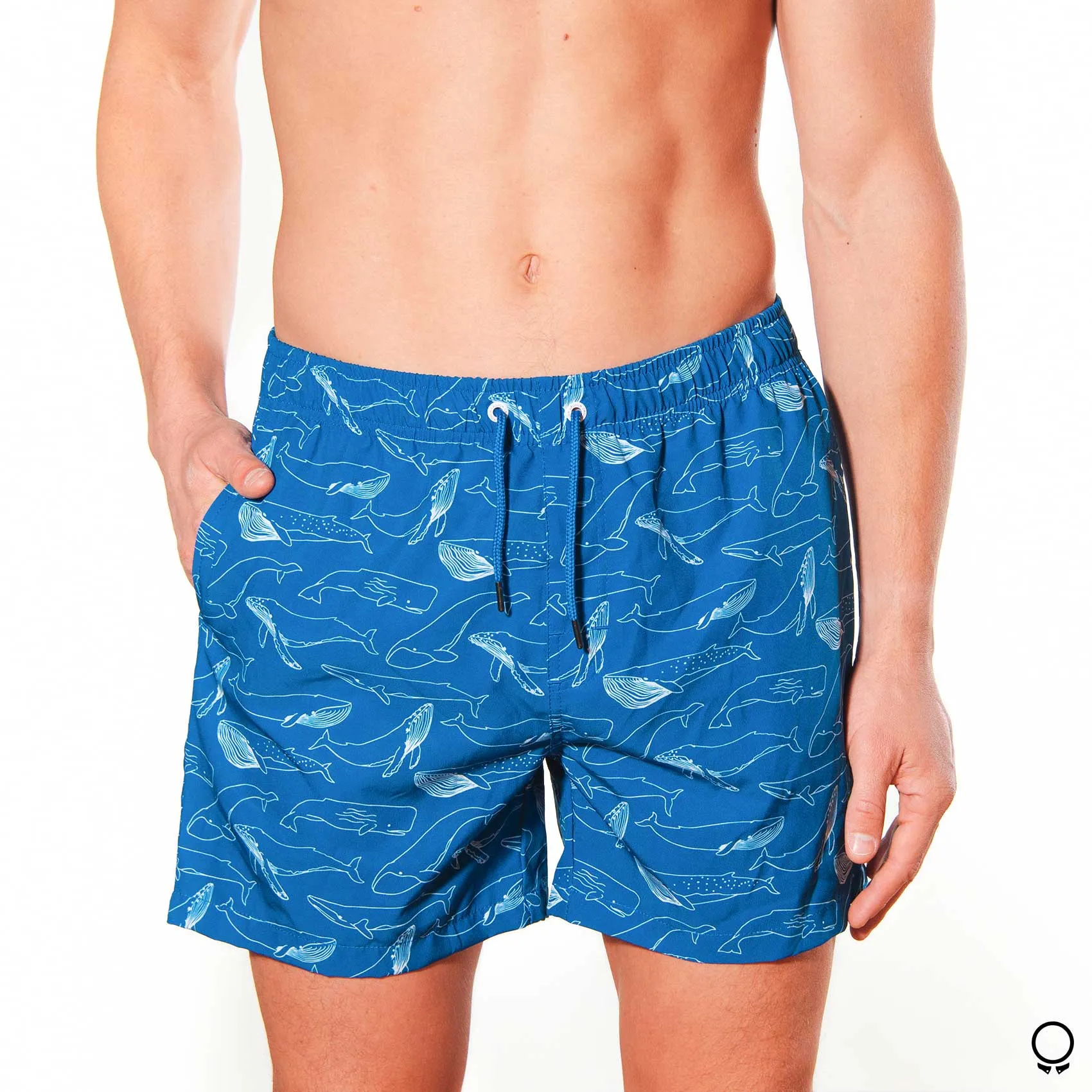 SHORT DE BAÑO CROUCH BALLENAS