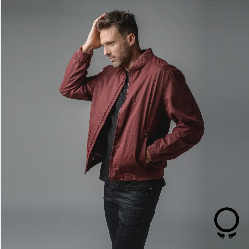 JACKET CARVEN BORDO