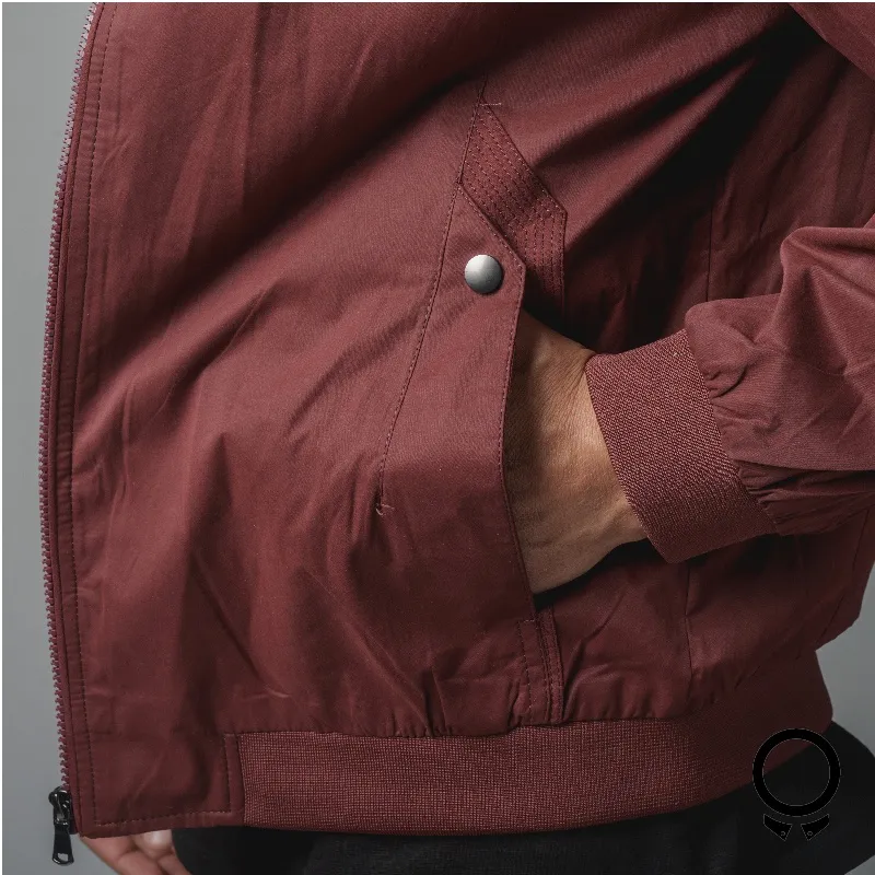 JACKET CARVEN BORDO