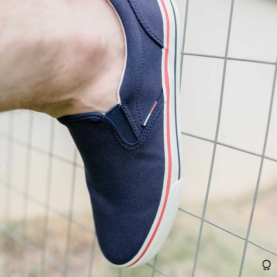 ZAPATO TOMMY HILFIGER JEANS TEXTIL SNEAKER INK