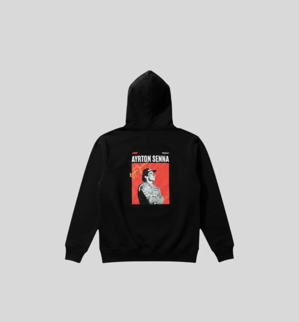 HOODIE LIBERATO NEGRO AYRTON SENNA
