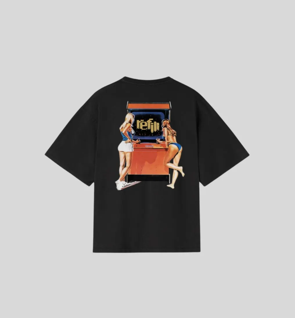 REMERA LIBERATO BASICS OVERSIZE NEGRA STREET FORMULA