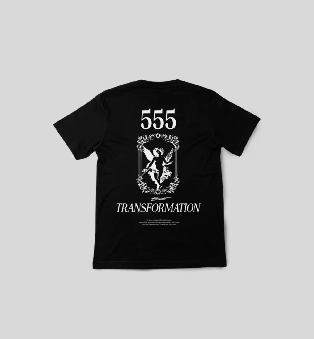 REMERA LIBERATO BASICS REGULAR FIT NEGRA NEON DREAMER