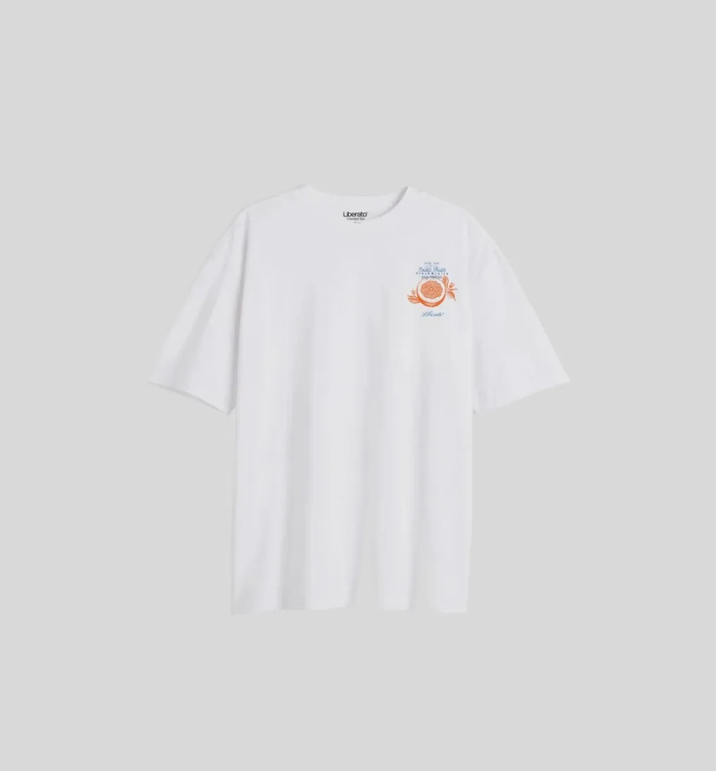 REMERA LIBERATO OVERSIZE MARFIL EXOTICS FRUITS