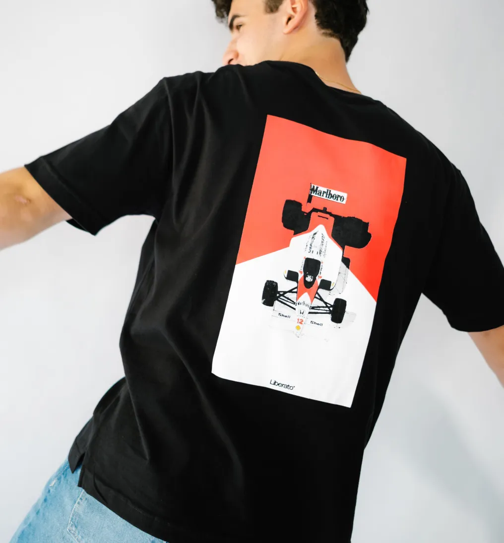 REMERA LIBERATO OVERSIZE NEGRA FERRARI