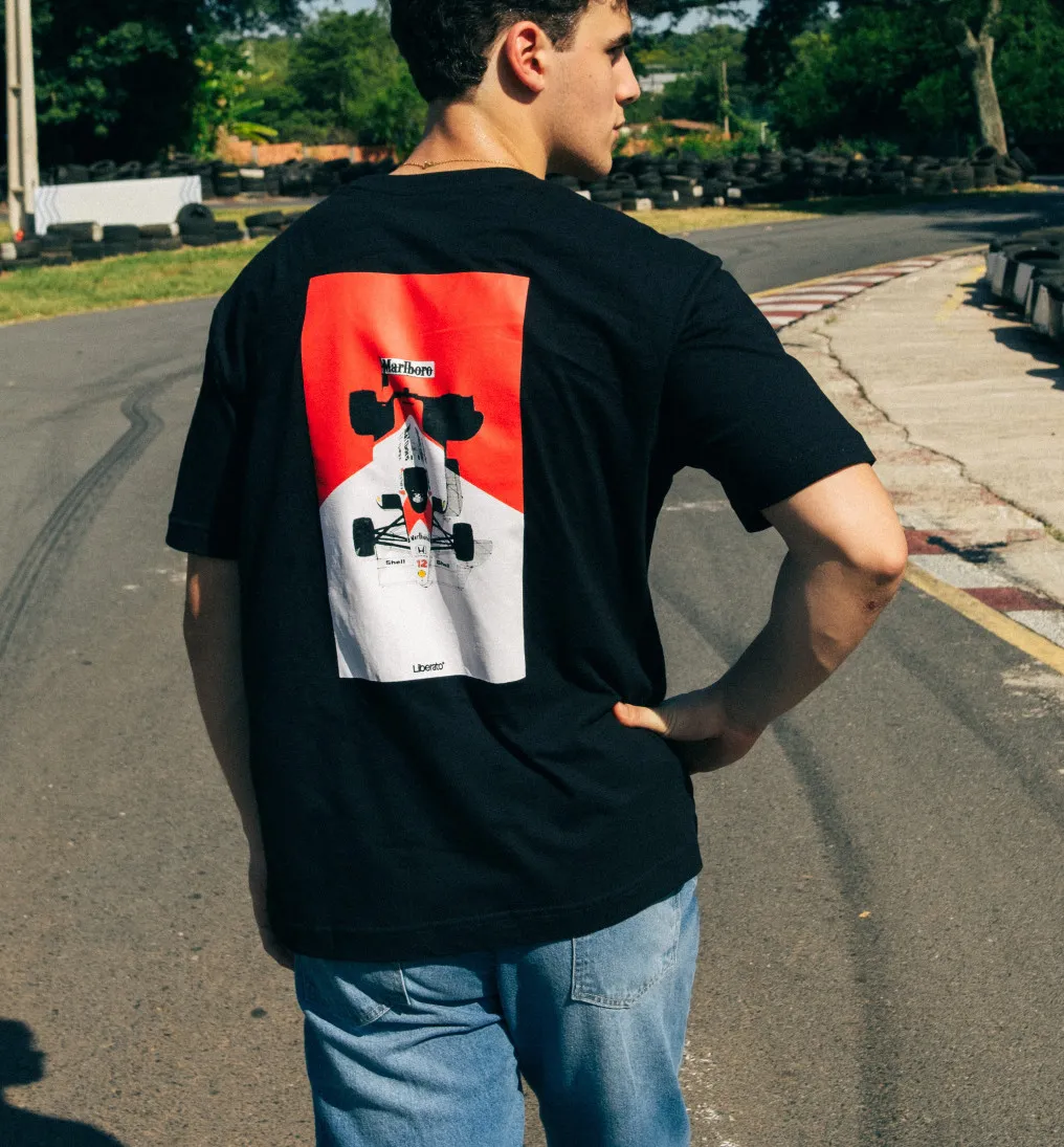 REMERA LIBERATO OVERSIZE NEGRA FERRARI
