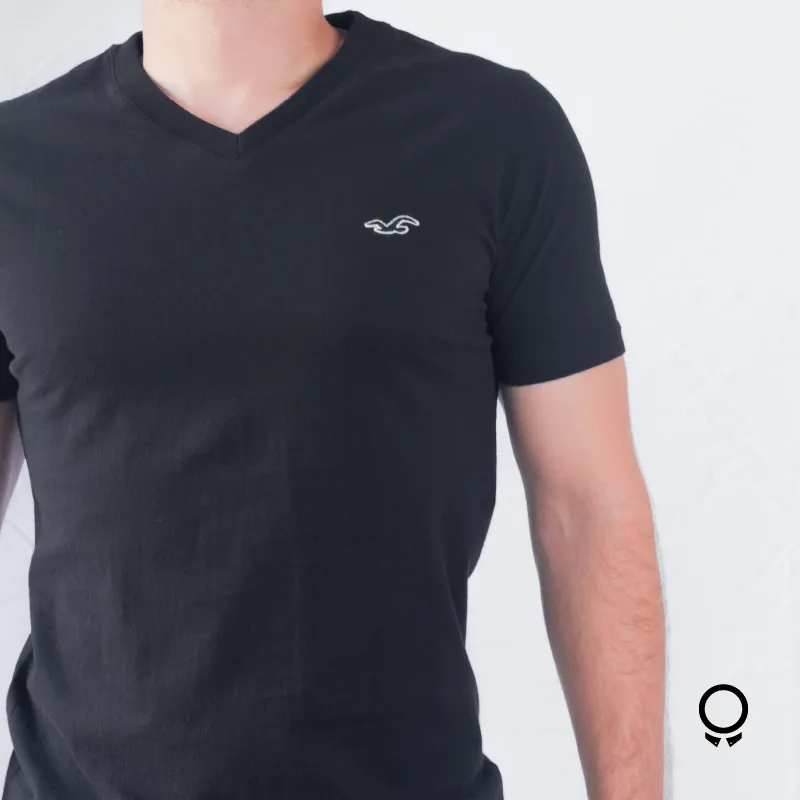 REMERA HOLLISTER V NEGRO