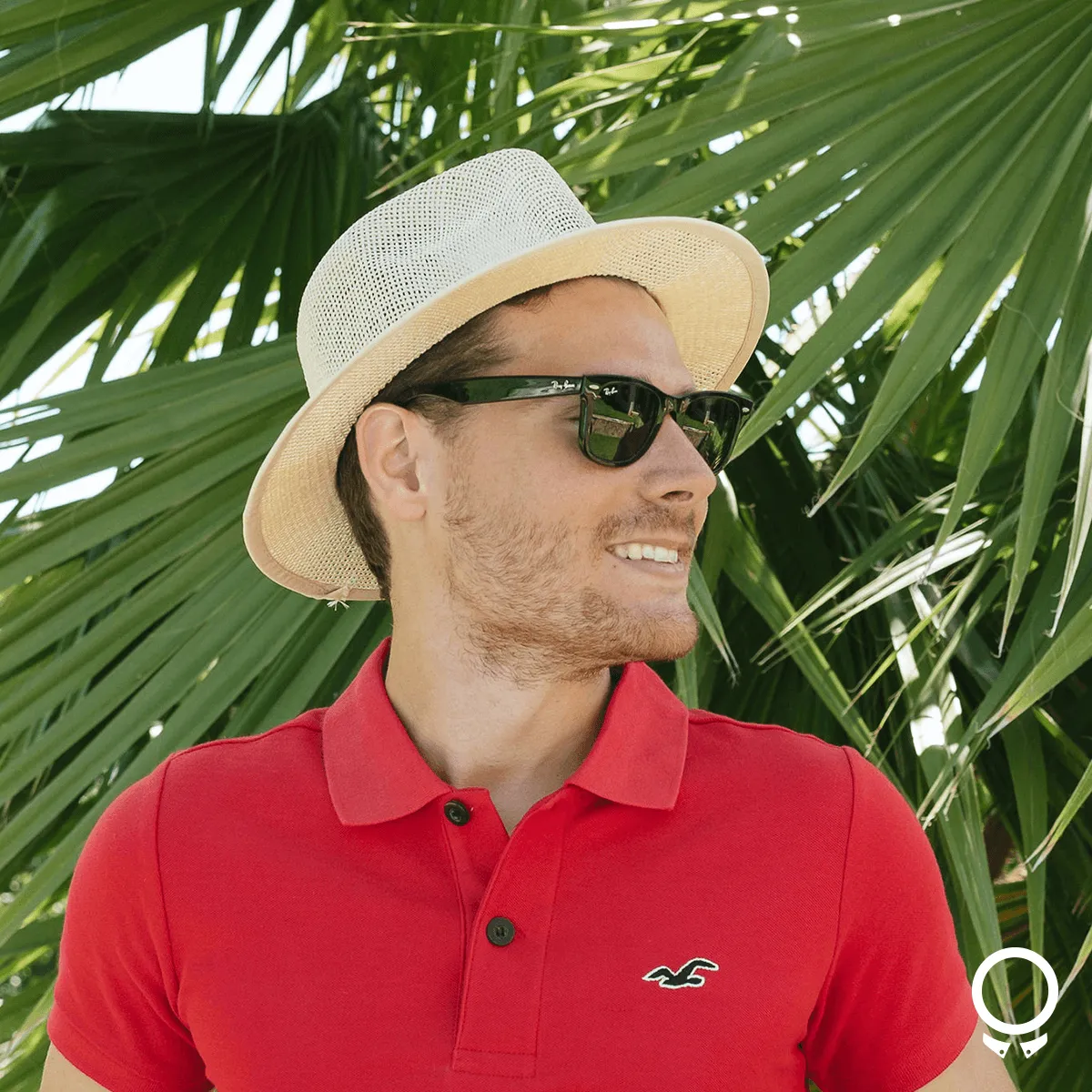 REMERA HOLLISTER POLO ROJO