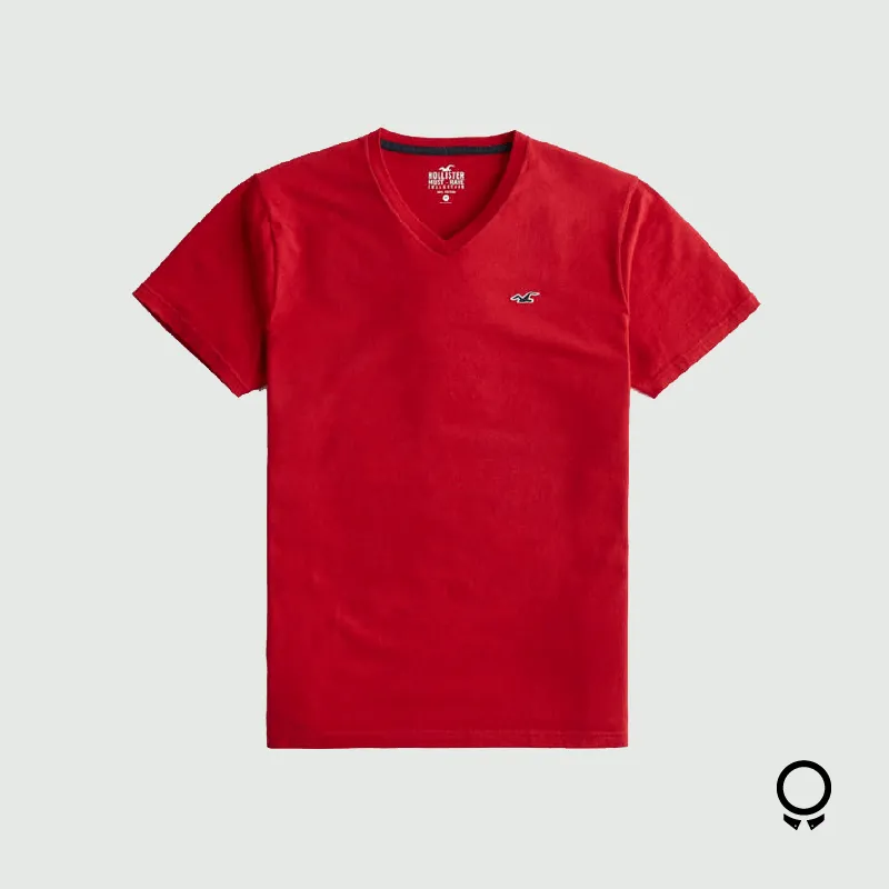 REMERA HOLLISTER V ROJA