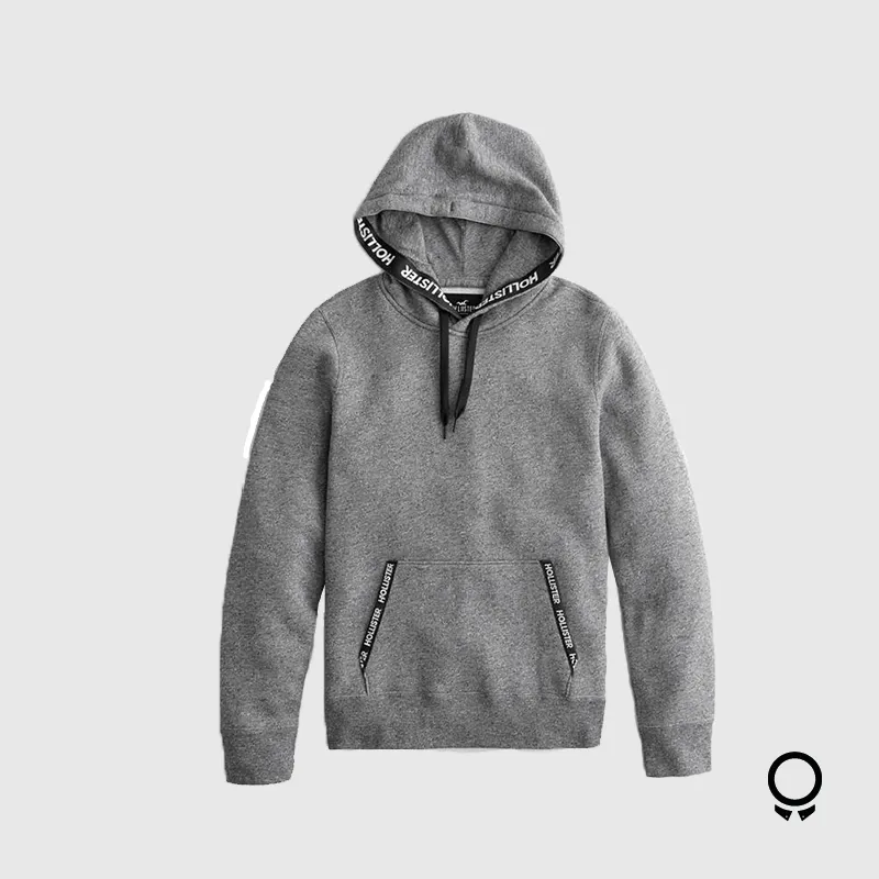 HOODIE HOLLISTER GRIS