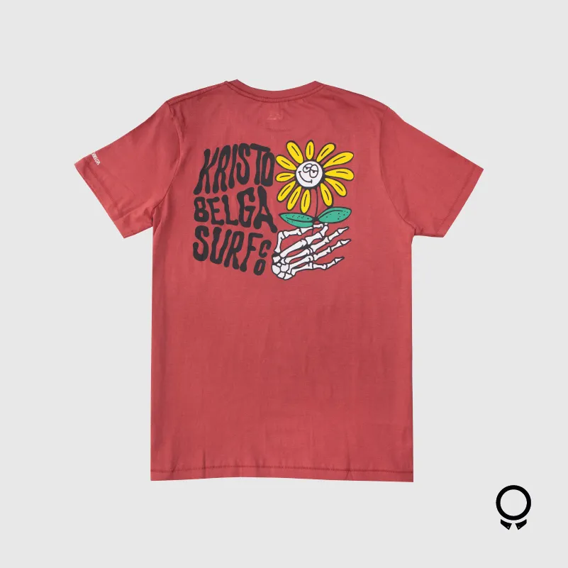 REMERA KRISTOBELGA FLOWER CORAL