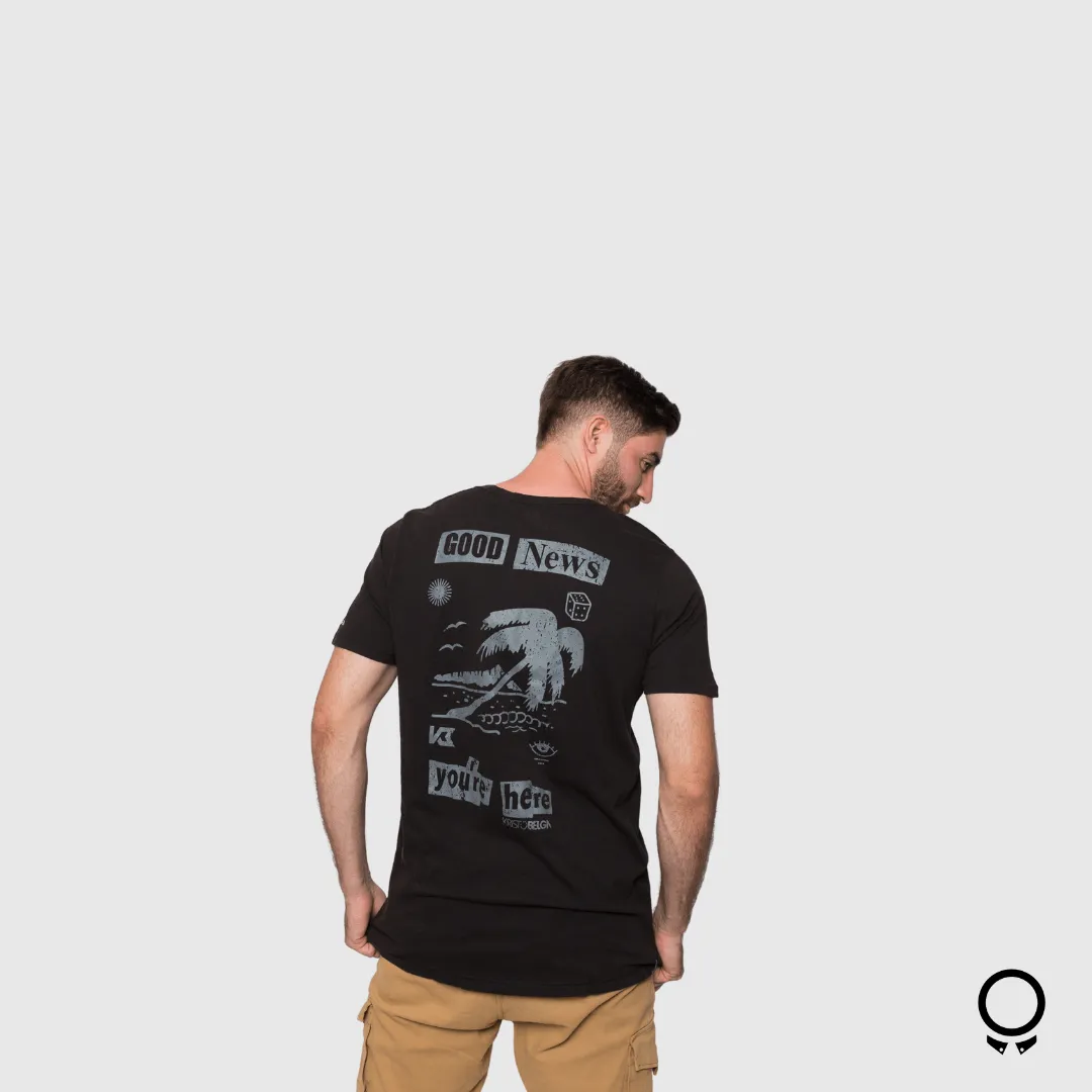 REMERA KRISTOBELGA WASH BLACK