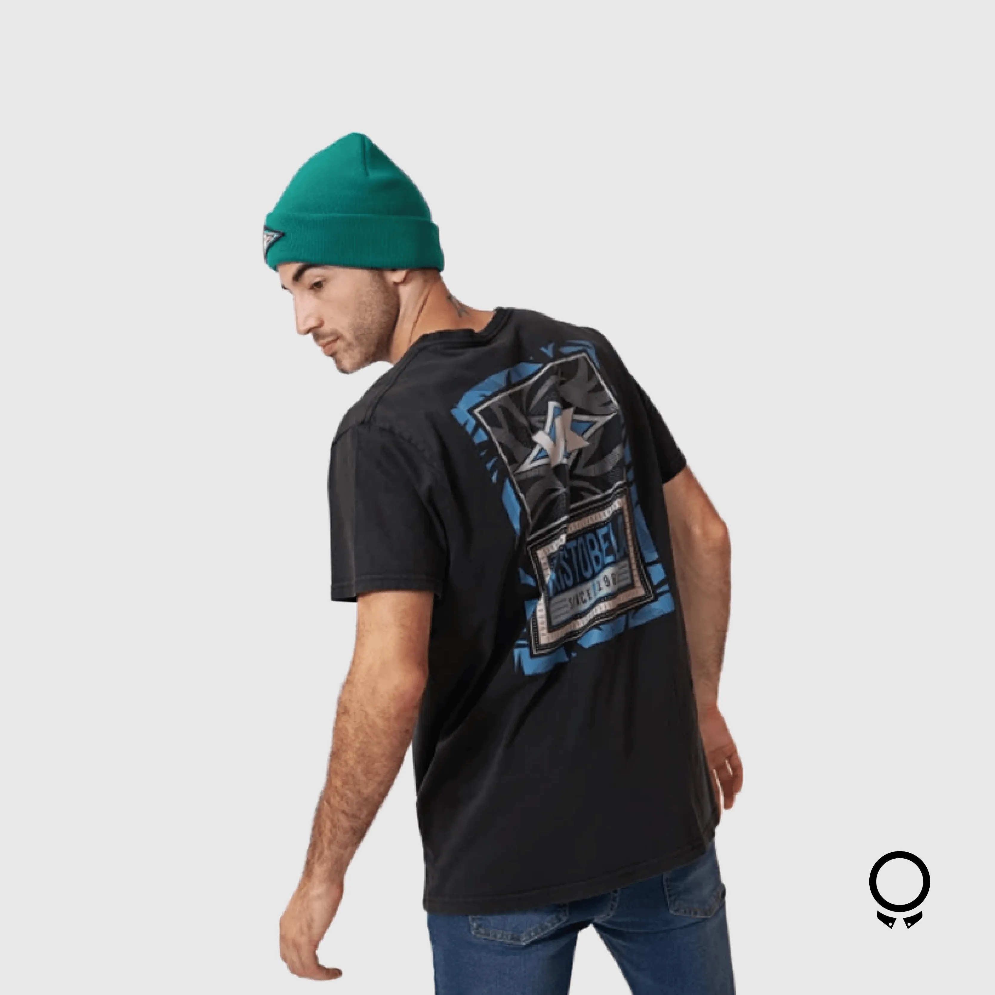 REMERA KRISTOBELGA GLASSGOS NEGRA