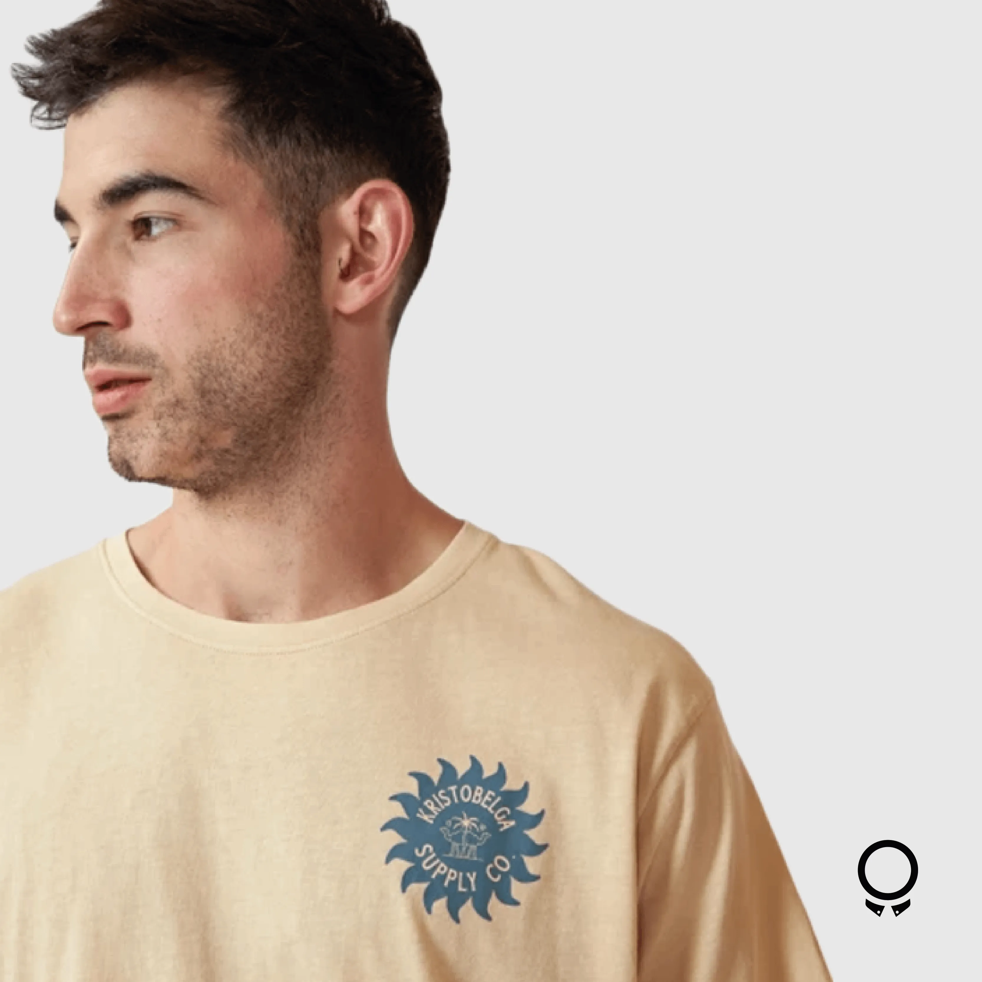 REMERA ESTAMPADA KRISTOBELGA OSLO BEIGE