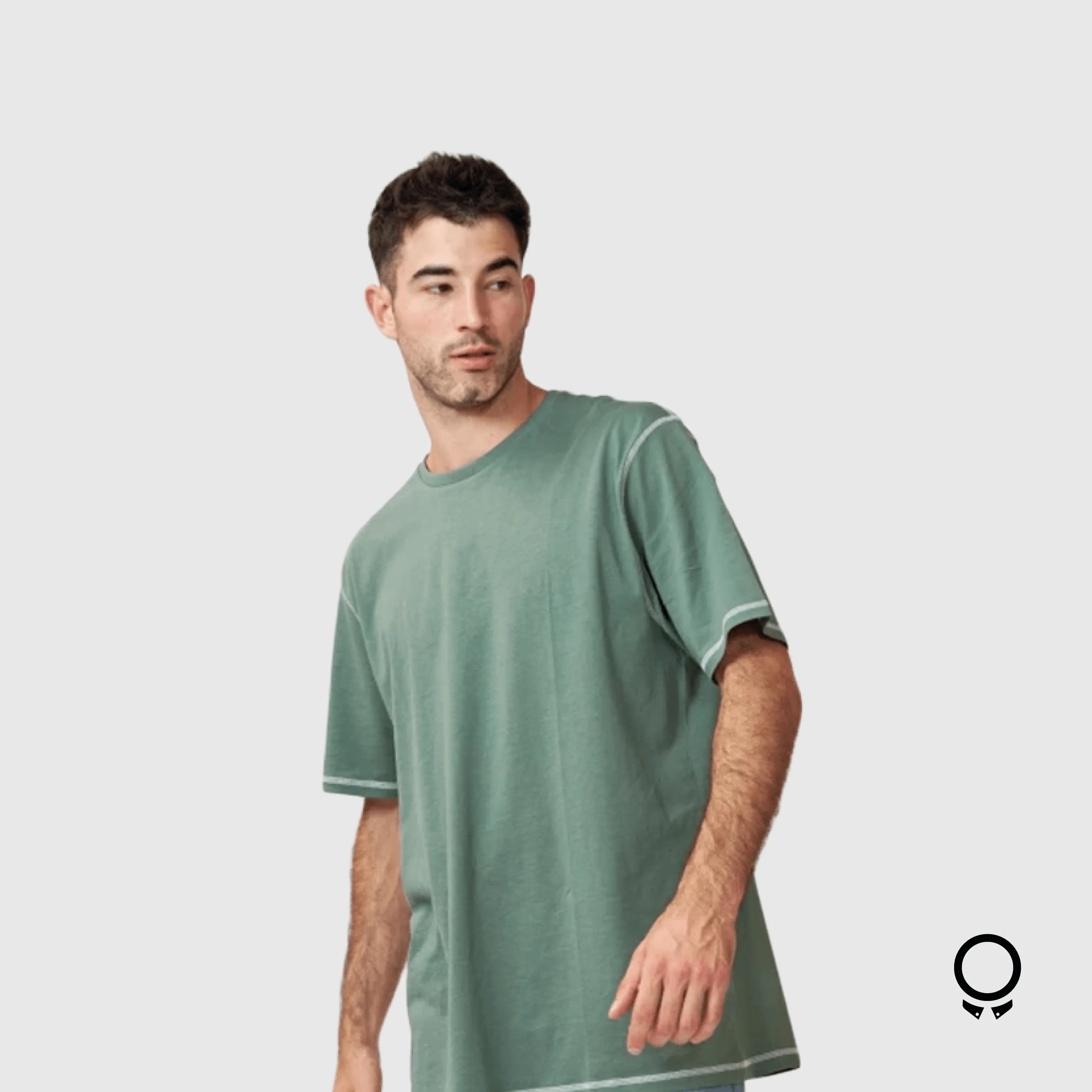 REMERA OVERSIZE KRISTOBELGA TOMSK VERDE