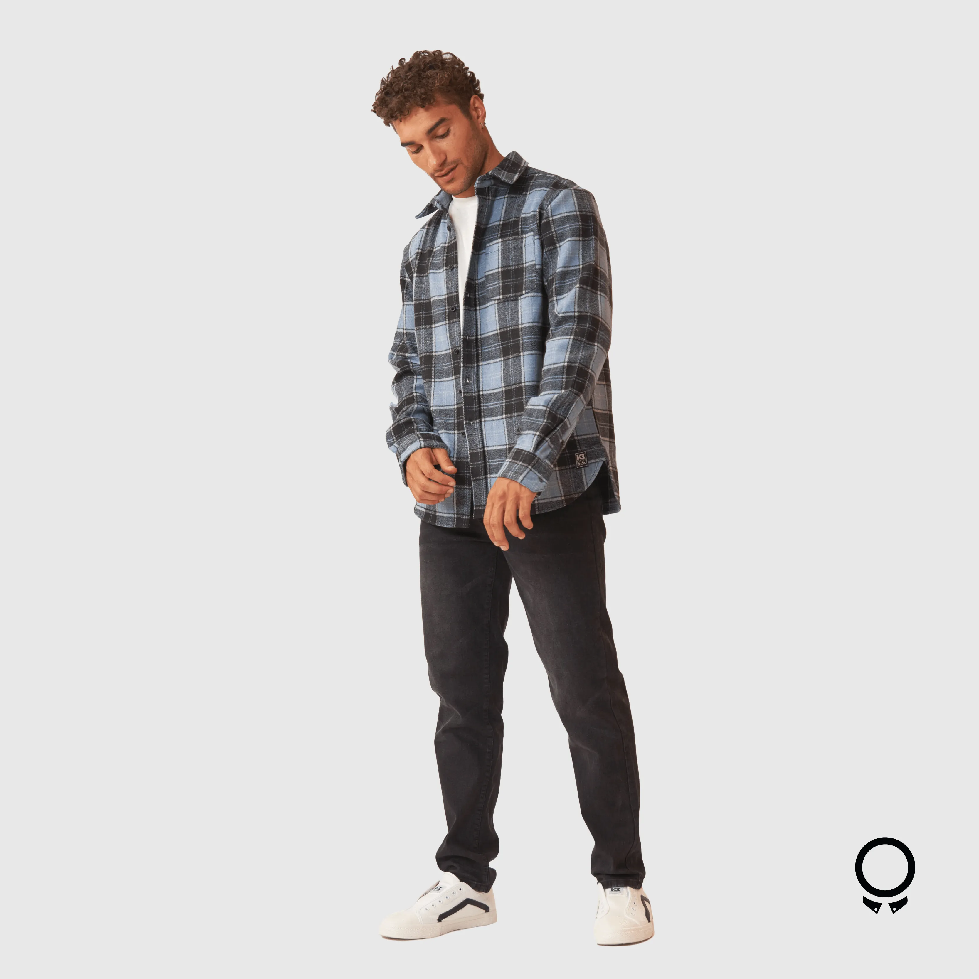 SOBRECAMISA KRISTOBELGA ADEL CUADROS AZULES