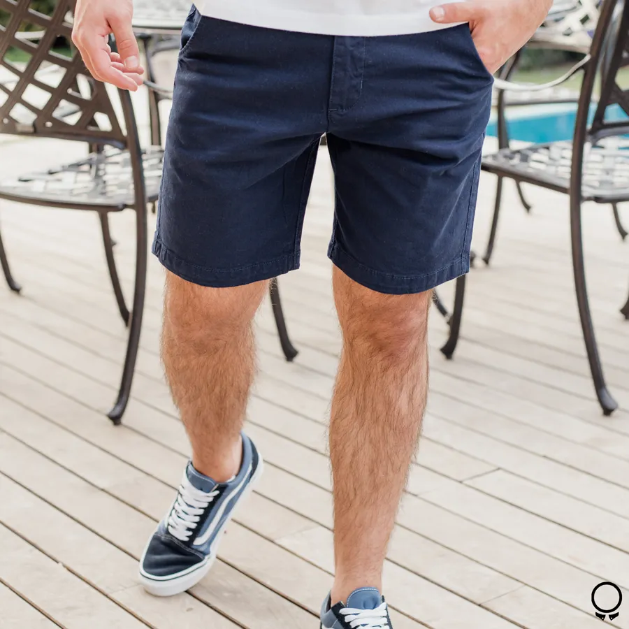 BERMUDA LIBERATO BASICS AZUL MARINO